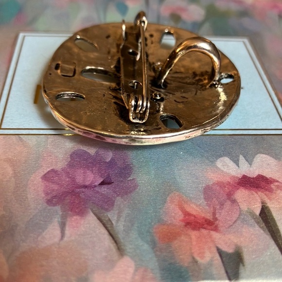 Silver Starfish Slide  Pendant Brooch - Picture 2 of 3